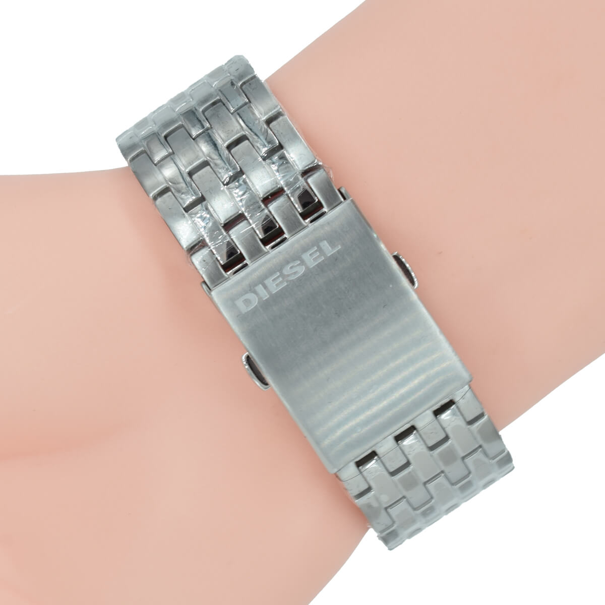  Shop Authentic Diesel Mini Daddy Dual Time Silver Dial Stainless Steel Watch For Men - DZ7305 - Luxxuri