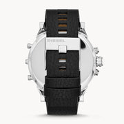  Shop Authentic Diesel Mr Daddy Black Dial Black Leather Strap Watch For Men - DZ7313 - Luxxuri