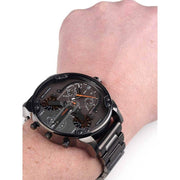  Shop Authentic Diesel Mr Daddy 2.0 Chronograph Grey Dial Grey Steel Strap Watch For Men - DZ7315 - Luxxuri