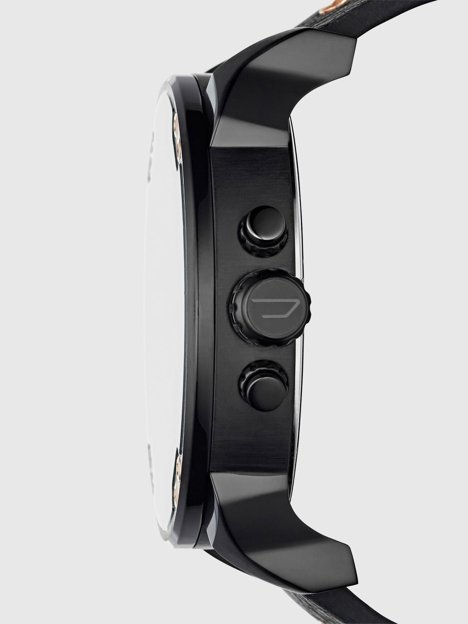  Shop Authentic Diesel Mr Daddy 2.0 Black Dial Black Leather Strap Watch For Men - DZ7350 - Luxxuri