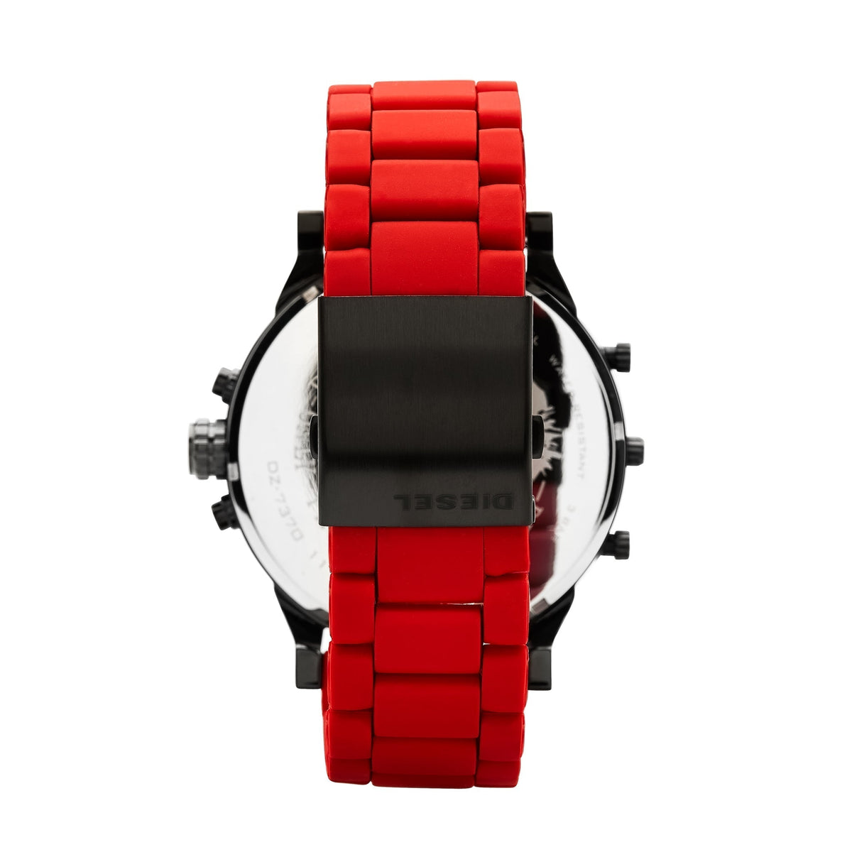  Shop Authentic Diesel Mr Daddy 2.0 Black Dial Red Steel Strap Watch For Men - DZ7370 - Luxxuri