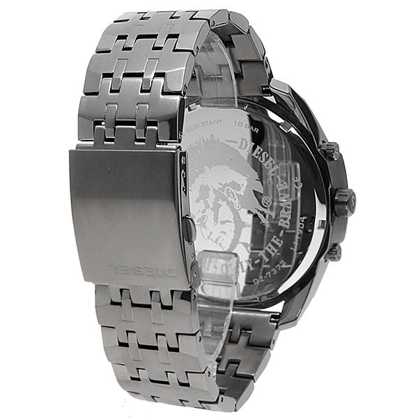  Shop Authentic Diesel Uber Chief Black Dial Grey Stainless Steel Strap Watch For Men - DZ7372 - Luxxuri