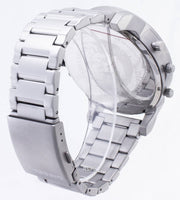  Shop Authentic Diesel Mr. Daddy Chronograph Silver Dial Silver Steel Strap Watch For Men - DZ7421 - Luxxuri