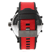  Shop Authentic Diesel Mr Daddy 2.0 Chronograph Grey Dial Red Rubber Strap Watch For Men - DZ7423 - Luxxuri