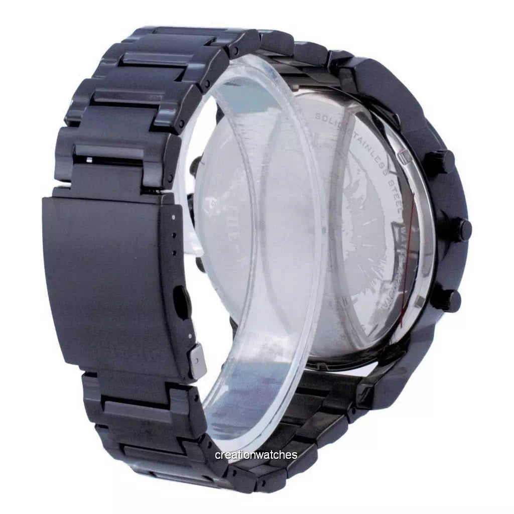 Shop Authentic Diesel Mr. Daddy 2.0 Black Dial Black Steel Strap Watch For Men - DZ7435 - Luxxuri
