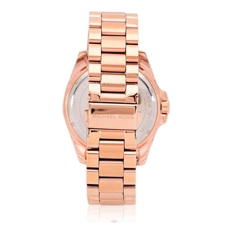  Shop Authentic Michael Kors Bradshaw Rose Gold Dial Rose Gold Steel Strap Watch for Women - MK6437 - Luxxuri