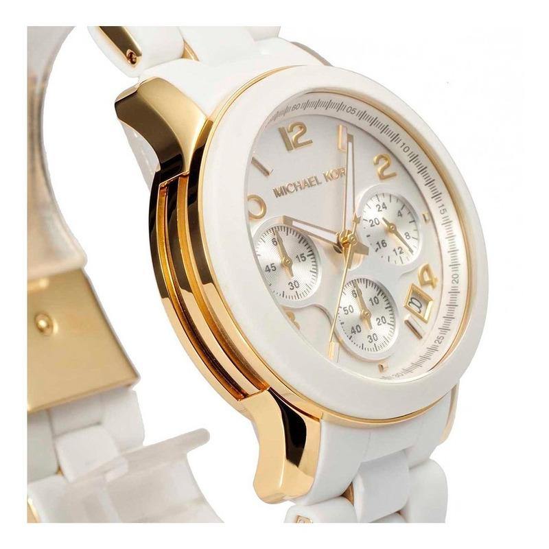  Shop Authentic Michael Kors Runway White Dial White Steel Strap Watch for Women - MK5145 - Luxxuri
