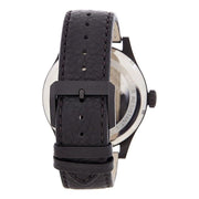  Shop Authentic Hugo Boss Aeroliner Black Dial Black Leather Strap Watch For Men - 1513083 - Luxxuri