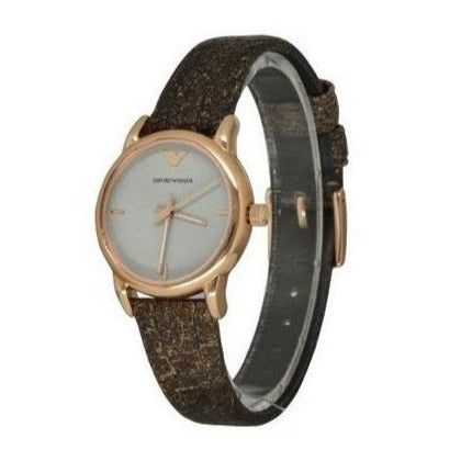  Shop Authentic Emporio Armani Classic Analog Grey Dial Brown Leather Strap Watch For Men - AR1813 - Luxxuri