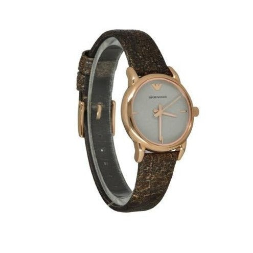  Shop Authentic Emporio Armani Classic Analog Grey Dial Brown Leather Strap Watch For Men - AR1813 - Luxxuri