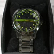  Shop Authentic Armani Exchange Hampton Black Dial Black Steel Strap Watch For Men - AX2407 - Luxxuri