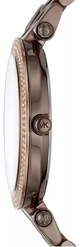  Shop Authentic Michael Kors Darci Quartz Brown Dial Brown Steel Strap Watch For Women - MK3553 - Luxxuri