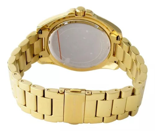  Shop Authentic Michael Kors Bradshaw Quartz Gold Dial Gold Steel Strap Watch For Women - MK6555 - Luxxuri