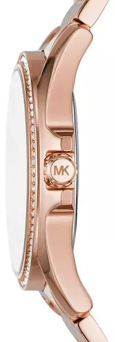  Shop Authentic Michael Kors Kacie Three Hand Black Dial Rose Gold Steel Strap Watch for Women - MK6930 - Luxxuri