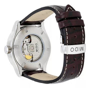  Shop Authentic Mido Multifort Automatic Silver Dial Black Leather Strap Watch For Men - M005.430.16.031.80 - Luxxuri
