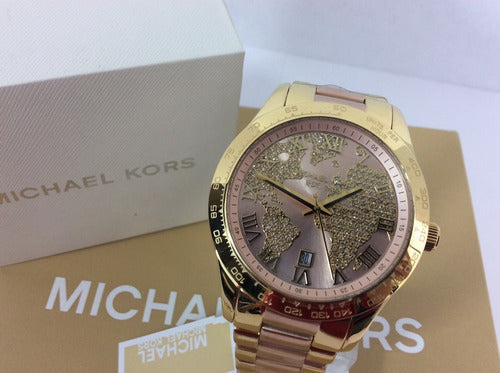  Shop Authentic Michael Kors Layton Rose Gold Dial Gold Stainless Steel Strap Watch for Women - MK6476 - Luxxuri