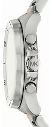  Shop Authentic Michael Kors Brecken Chronograph Blue Dial Two Tone Steel Strap Watch For Men - MK9065 - Luxxuri