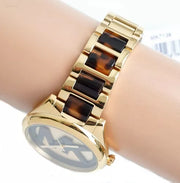  Shop Authentic Michael Kors Janelle Three-Hand Gold Dial Two Tone Steel Strap Watch For Women - MK7136 - Luxxuri