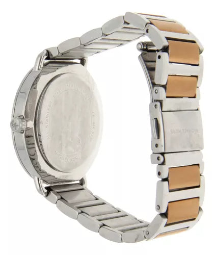  Shop Authentic Michael Kors Portia Quartz Silver Dial Two Tone Steel Strap Watch For Women - MK3709 - Luxxuri