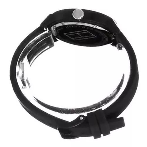  Shop Authentic Tommy Hilfiger Denim Black Dial Black Rubber Strap Watch for Men - 1791326 - Luxxuri
