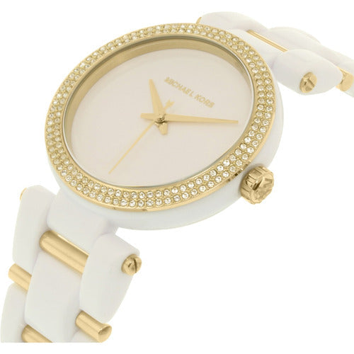  Shop Authentic Michael Kors Delray Rose Gold Dial White Steel Strap Watch for Women - MK4315 - Luxxuri