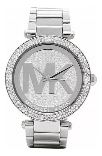  Shop Authentic Michael Kors Parker Quartz Silver Dial Silver Steel Strap Watch For Women - MK6658 - Luxxuri