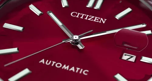  Shop Authentic Citizen Tsuyosa Automatic Red Dial Silver Steel Strap Watch For Men - NJ0150-56W - Luxxuri