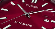  Shop Authentic Citizen Tsuyosa Automatic Red Dial Silver Steel Strap Watch For Men - NJ0150-56W - Luxxuri