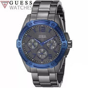  Shop Authentic Guess Flagship Multifunction Chronograph Grey Dial Grey Steel Strap Watch for Men - W0601G1 - Luxxuri