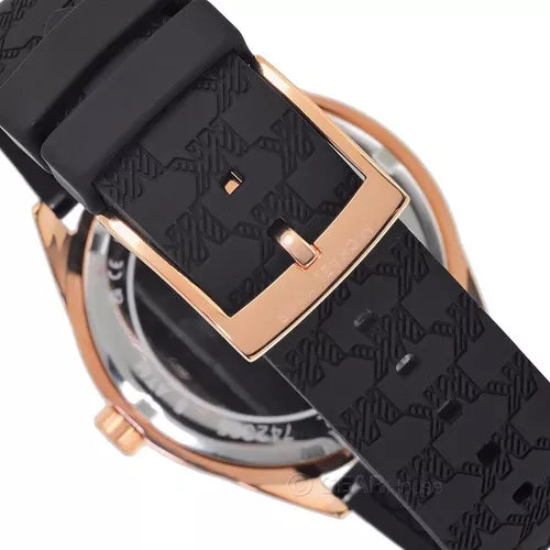 Shop Authentic Michael Kors Jessa Quartz Black Dial Black Silicone Strap Watch For Women - MK7266 - Luxxuri