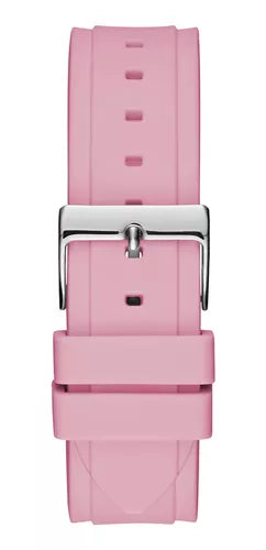  Shop Authentic Guess Zena Quartz White Dial Pink Rubber Strap Watch For Women - W1094L4 - Luxxuri