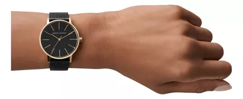  Shop Authentic Armani Exchange Lola Three Hand Black Dial Black Mesh Strap Watch For Women - AX5548 - Luxxuri