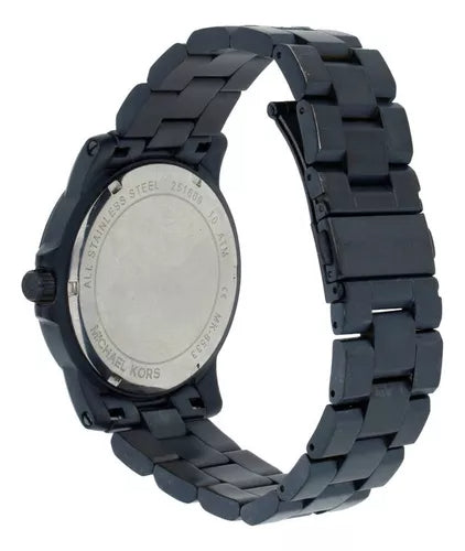  Shop Authentic Michael Kors Paxton Quartz Blue Dial Blue Steel Strap Watch For Men - MK8533 - Luxxuri