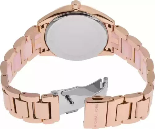 Shop Authentic Michael Kors Janelle Analog Rose Gold Dial Two Tone Steel Strap Watch For Women - MK4731 - Luxxuri