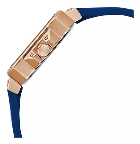  Shop Authentic Guess Libra Crystals Blue Dial Blue Silicone Strap Watch For Women - GW0618L2 - Luxxuri