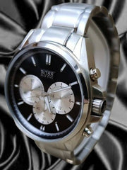  Shop Authentic Hugo Boss Driver Black Dial Silver Steel Strap Watch for Men - 1512883 - Luxxuri