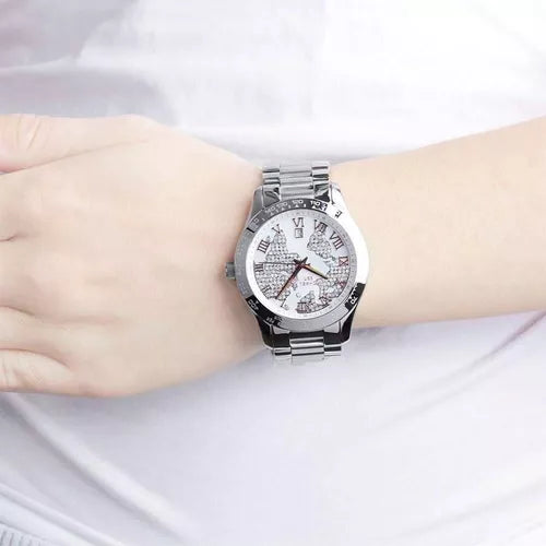  Shop Authentic Michael Kors Layton Silver Dial Silver Steel Strap Watch for Women - MK5958 - Luxxuri