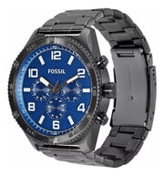  Shop Authentic Fossil Brox Multifunction Blue Dial Grey Steel Strap Watch for Men - BQ2798 - Luxxuri
