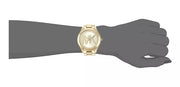  Shop Authentic Michael Kors Slim Runway Analog Gold Dial Gold Steel Strap Watch For Women - MK3739 - Luxxuri