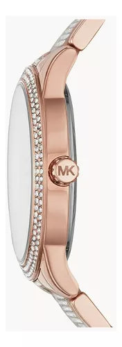  Shop Authentic Michael Kors Tibby Chronograph Crystals Rose Gold Dial Rose Gold Steel Strap Watch For Women - MK6826 - Luxxuri
