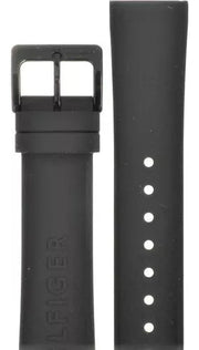  Shop Authentic Tommy Hilfiger Denim Black Dial Black Rubber Strap Watch for Men - 1791326 - Luxxuri