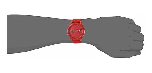  Shop Authentic Tommy Hilfiger Denim Quartz Red Dial Red Rubber Strap Watch for Men - 1791323 - Luxxuri