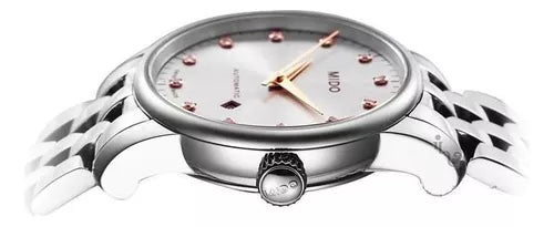  Shop Authentic Mido Baroncelli III Automatic Silver Dial Silver Steel Strap Watch For Women - M7600.4.21.1 - Luxxuri