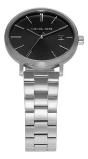  Shop Authentic Michael Kors Blake Quartz Black Dial Silver Steel Strap Watch for Men - MK9133 - Luxxuri