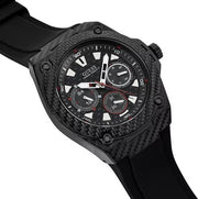  Shop Authentic Guess Legacy Black Dial Black Rubber Strap Watch For Men - W1048G2 - Luxxuri