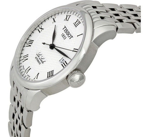  Shop Authentic Tissot T Classic Le Locle Automatic White Dial Silver Steel Strap Watch For Men - T41.1.483.33 - Luxxuri
