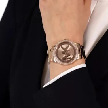  Shop Authentic Michael Kors Tibby Quartz Rose Gold Dial Rose Gold Steel Strap Watch For Women - MK6880 - Luxxuri