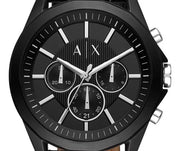  Shop Authentic Armani Exchange Drexler Chronograph Black Dial Black Steel Strap Watch For Men - AX2639 - Luxxuri