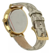  Shop Authentic Michael Kors Addyson Quartz Gold Dial Gold Leather Strap Watch for Women - MK2952 - Luxxuri
