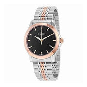  Shop Authentic Gucci G Timeless Black Dial Two Tone Steel Strap Watch For Men - YA126410 - Luxxuri